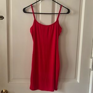 Basic red dress